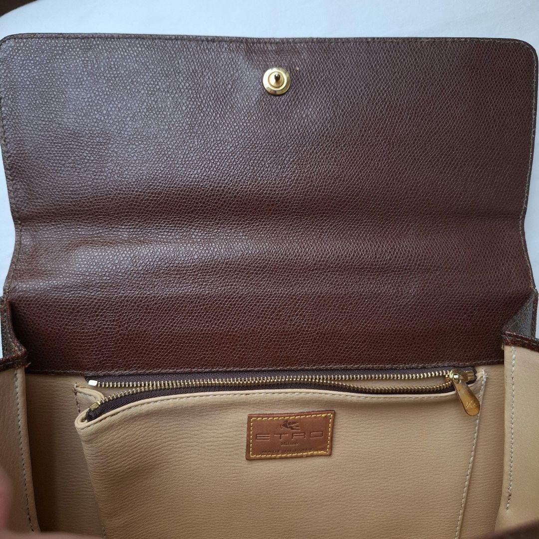 【美品】ETRO エトロ ハンドバッグ ショルダー 斜め掛け レディース