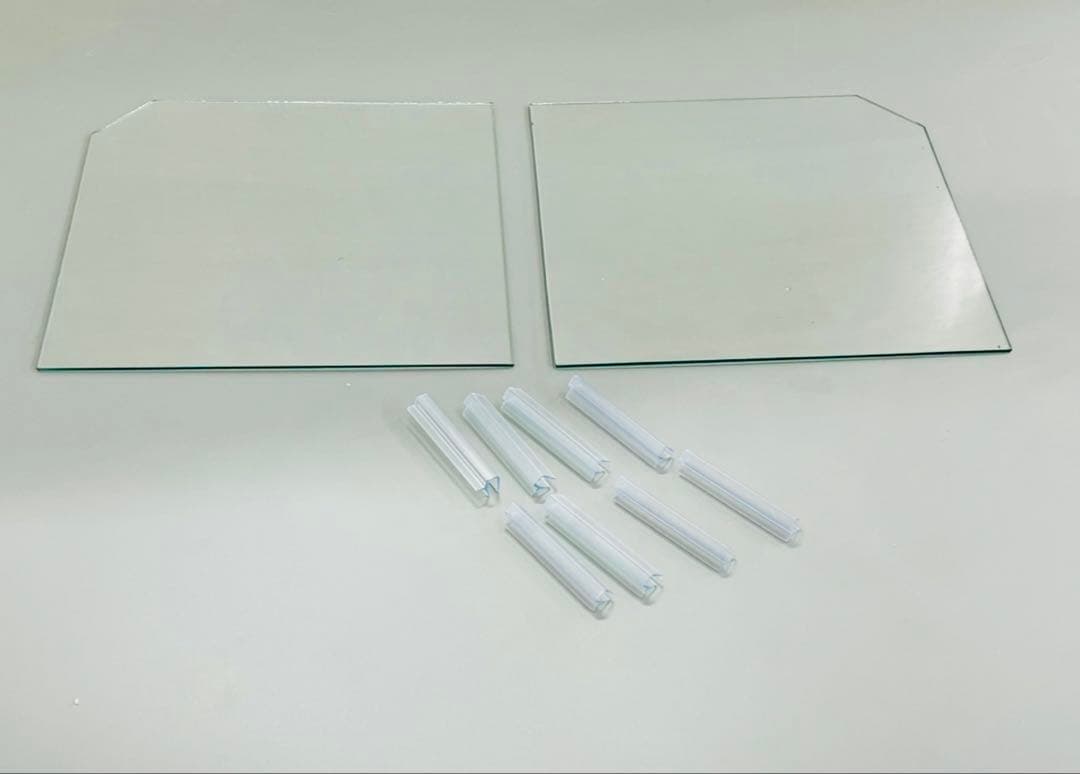 600×300×360オールガラスオーバーフロー水槽 フランジ加工仕様 600×300