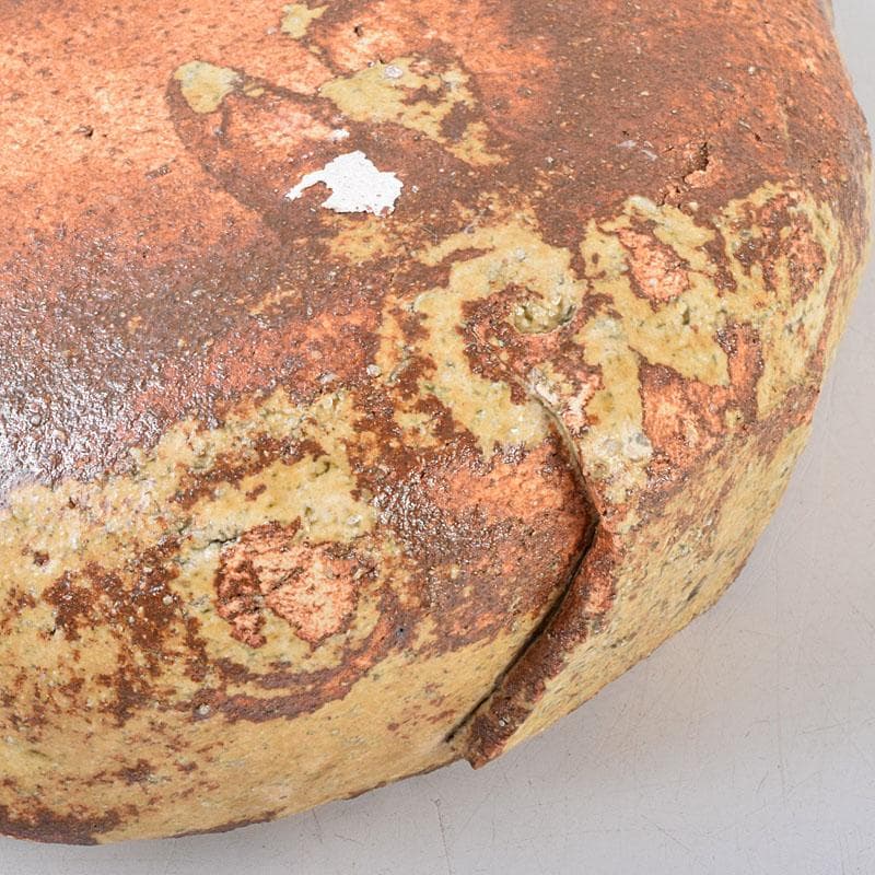 和食器 番浦史郎作 黄瀬戸 箕皿 銘々皿 五客 共箱