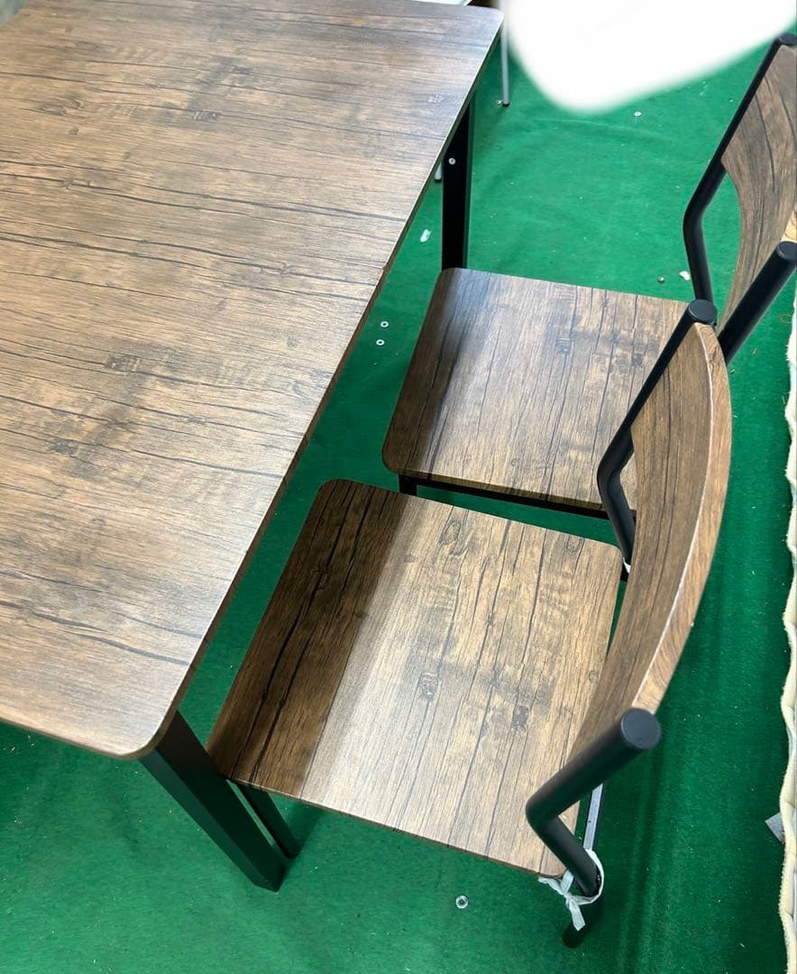 RASIK 木製テーブル　チェア4脚　ダイニングテーブルセット※たのめる便不可