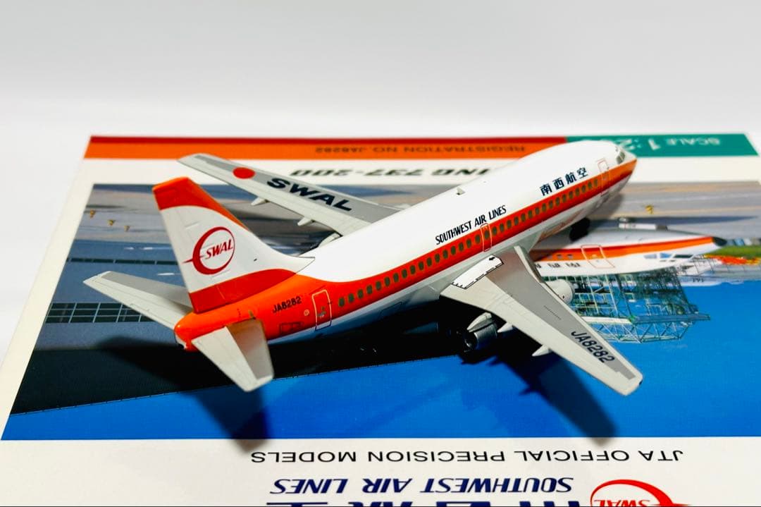 JTA商事 1/200 B737-200 南西航空SWAL ダイキャストモデル