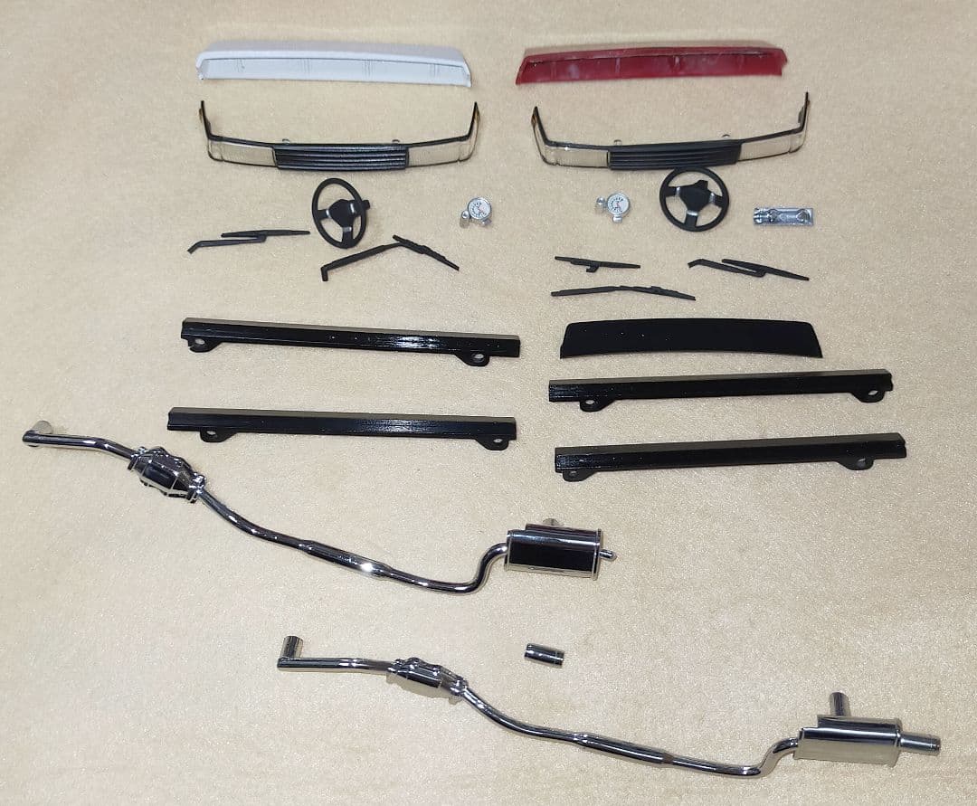 川崎忍 アオシマ DISM 1/24 AE86 レビン 2台セット 現状品