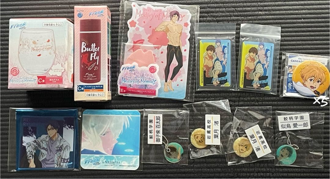 Free! 遙 凛 真琴 宗介 郁弥 夏也 貴澄 旭 怜 渚 愛一郎 百太郎