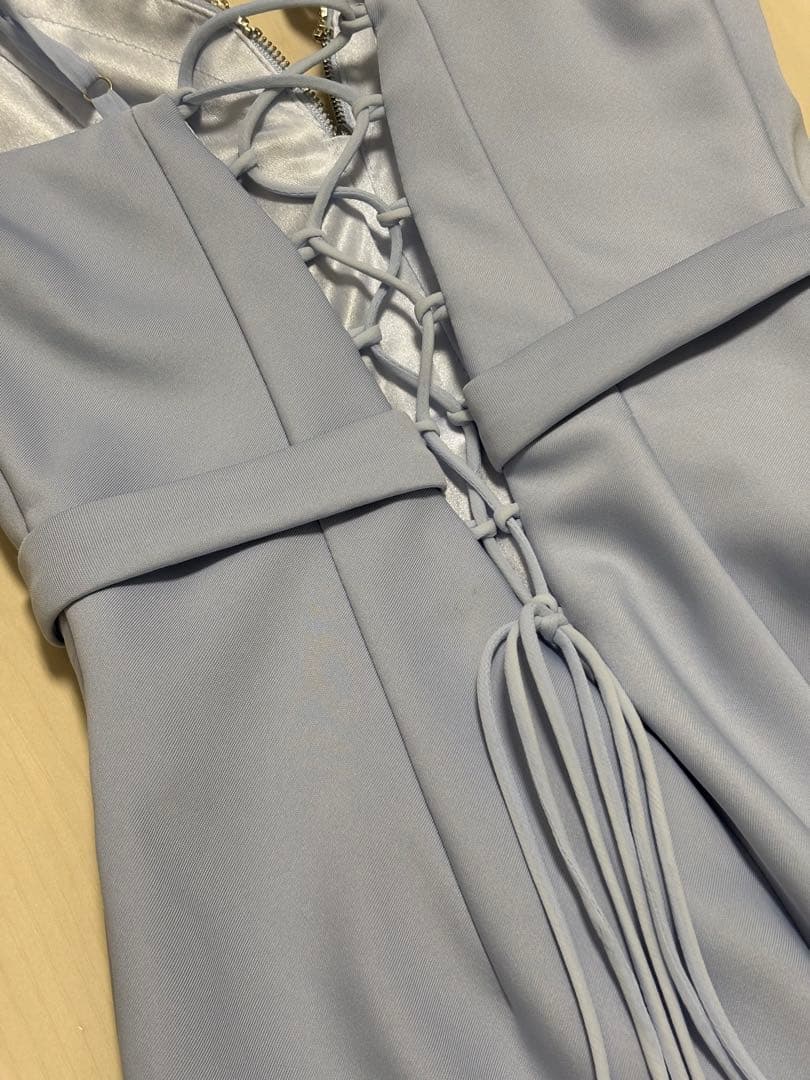 IRMA イルマ マーメイド フロントジップ キャミソール ロング キャバドレス