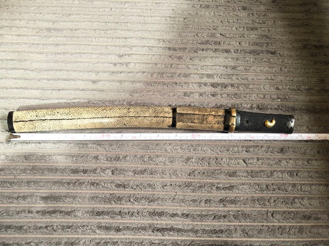 時代物 短刀 拵 竹光 木製