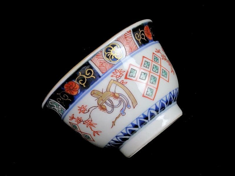 古伊万里 金襴手 烏帽子に紅葉の図 向付 4客 E203AS-BWg - メルカリ