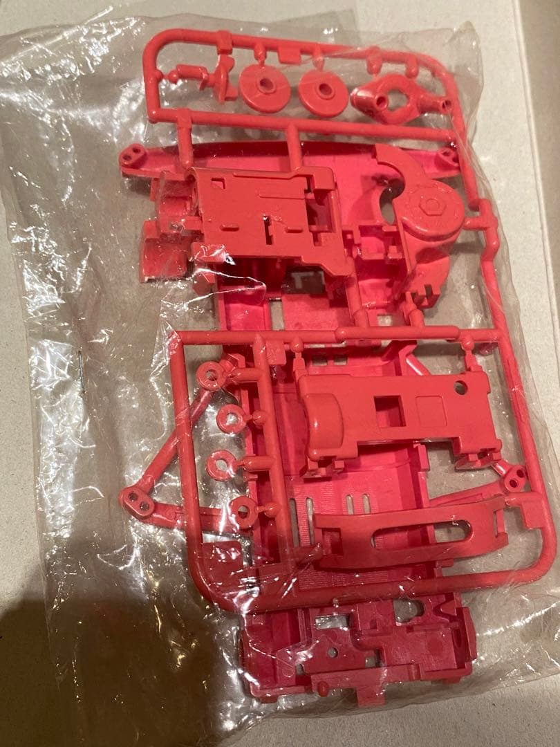 【レア】ミニ四駆 スーパーFMシャーシ ピンク PINK