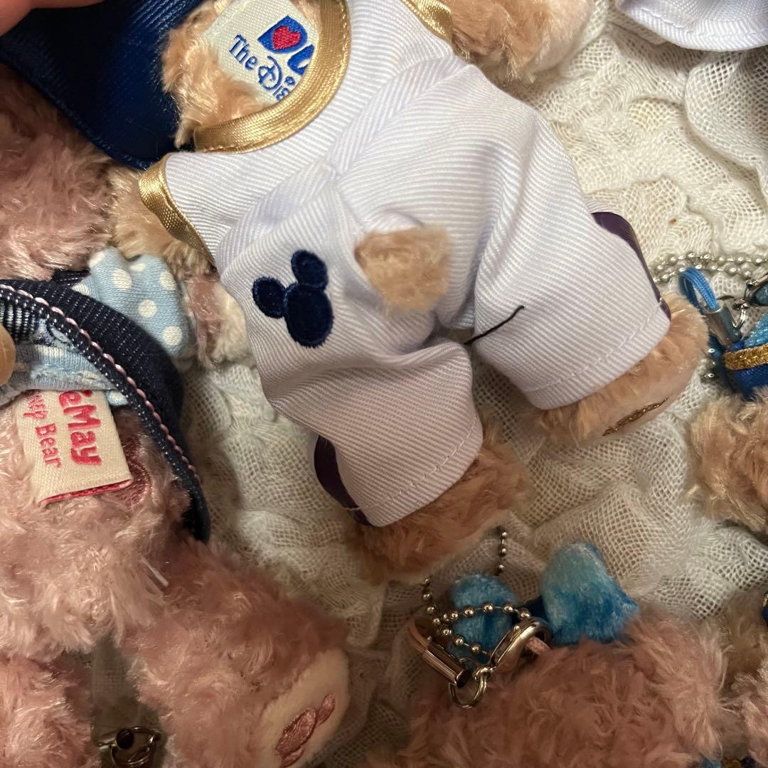 【16体セット】Duffyダッフィー ぬいぐるみ ストラップ ブローチ フレンズ