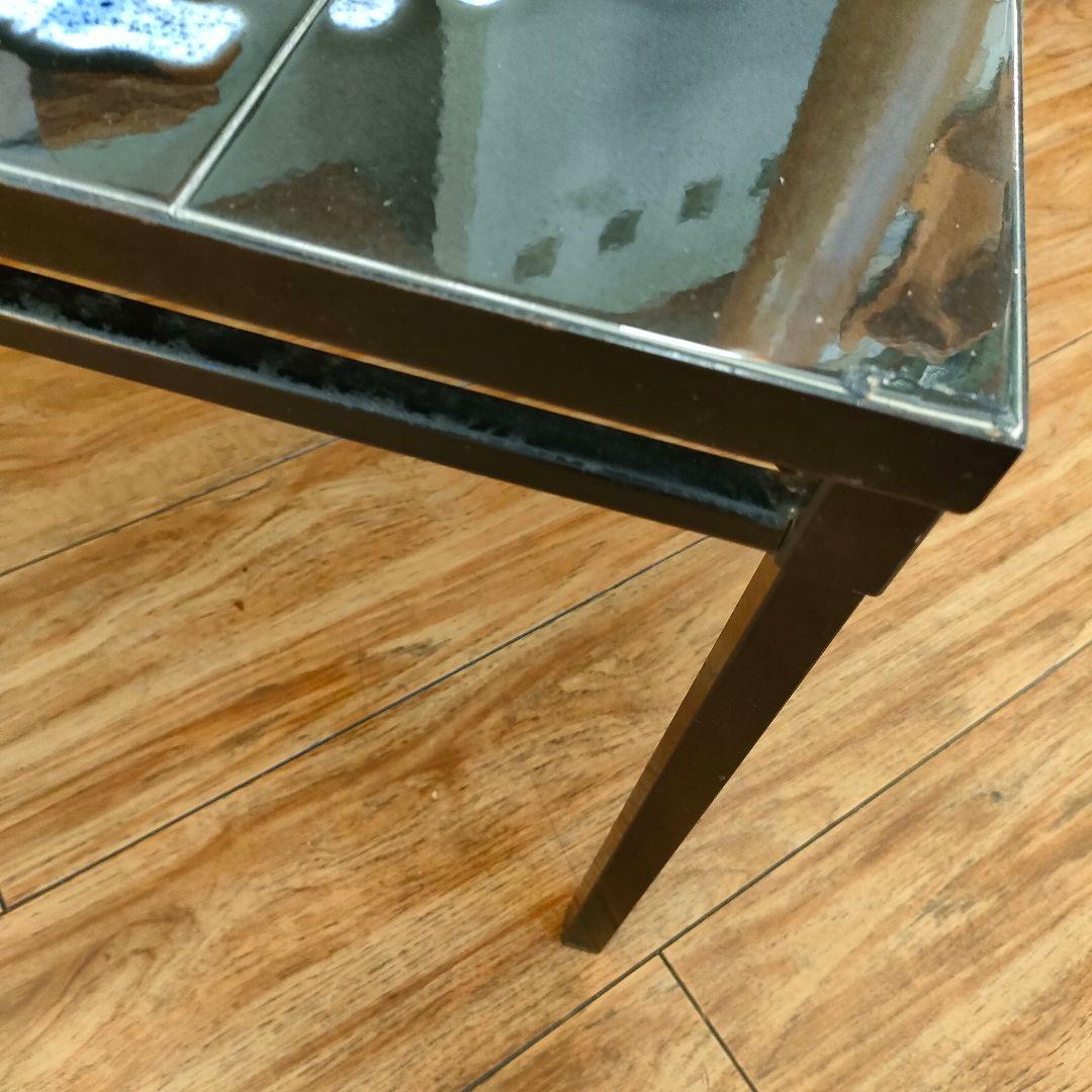 1960年代 ベルギー コーヒーテーブル 北欧モダン タイルトップ