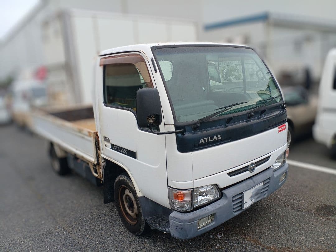 神戸発 アトラストラック1.5トン低床ロング オートマ ガソリン 日産