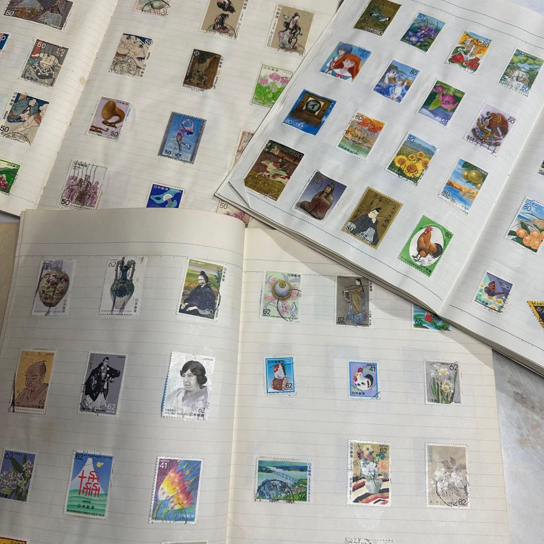 昭和50年〜 切手集 約1万枚 日本/海外