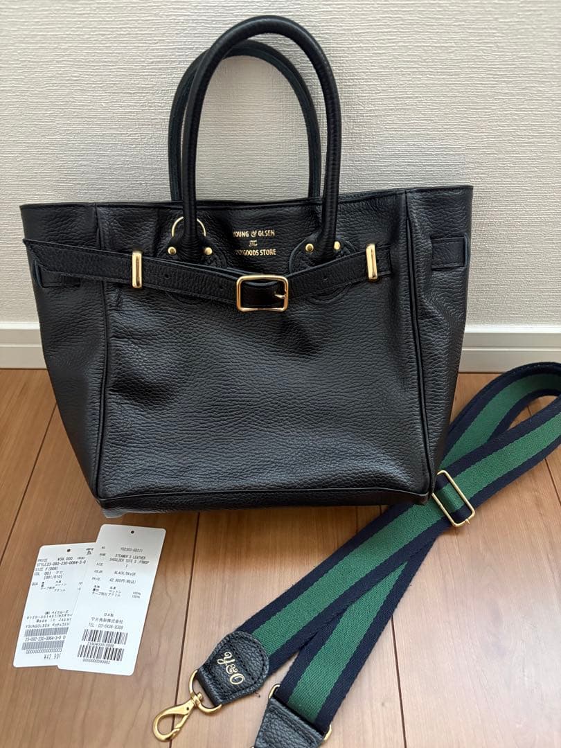 FRAMeWORK 【YOUNG&OLSEN】別注ストラップ付きベルト バック