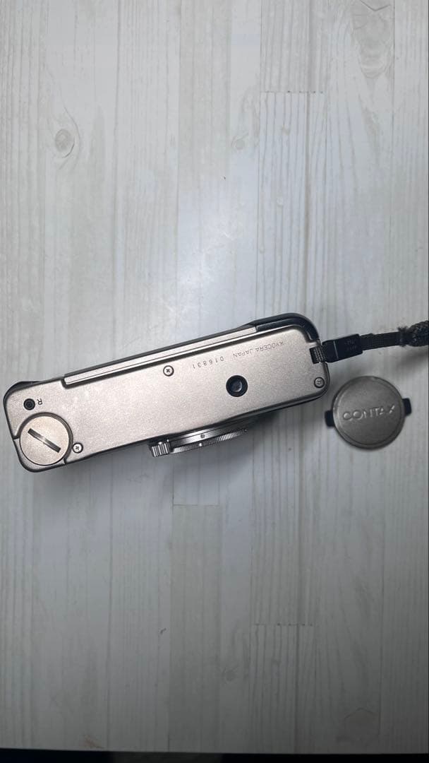 フィルム付けないで確認した】CONTAX Tvs コンパクトカメラ