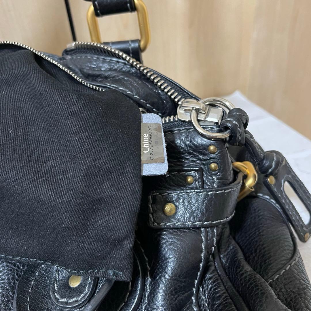 【ありさん】美品Chloé （クロエ）✰パディントンバッグ/ブラック