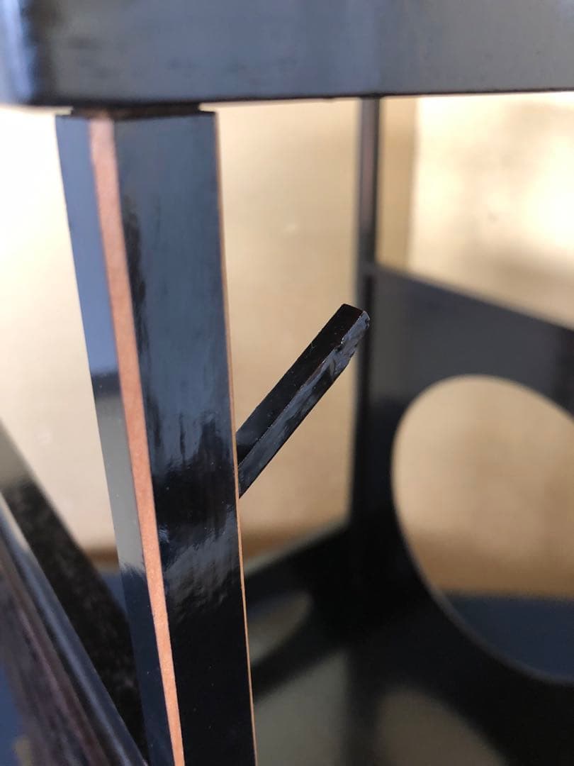 《R》茶道具 吉野棚 組立式 塗師 表恵作 共箱 260105か4