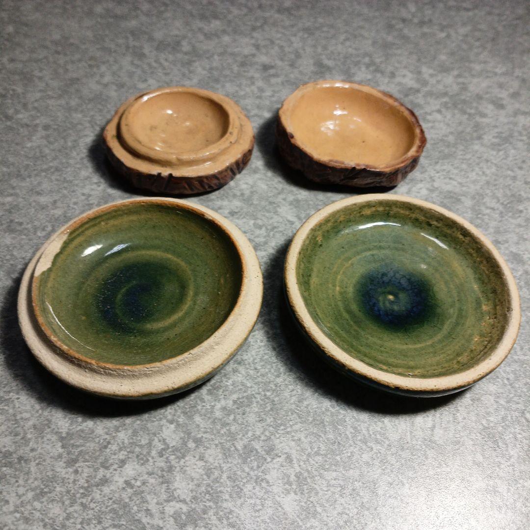 陶器 香合 動物型（鶏） 木箱付まとめて8点