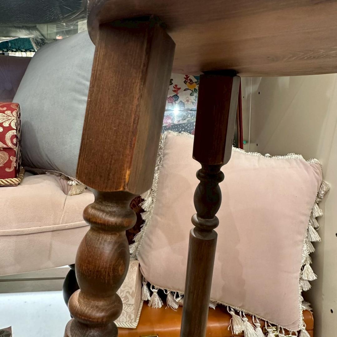 iΦ ハイスツール 花台 スツール アンティーク 木製