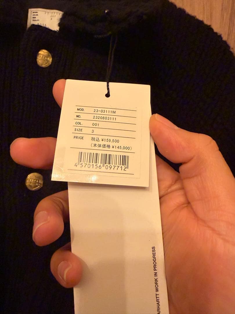 サカイ　✖️ Carhartt フリースジャケット 黒