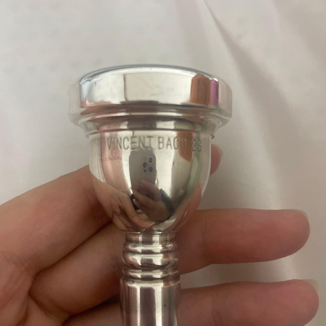 Vincent Bach 2Gトロンボーンマウスピース Vincent Bach ヴィンセント バック 2G 太管 マウスピース トロンボーン