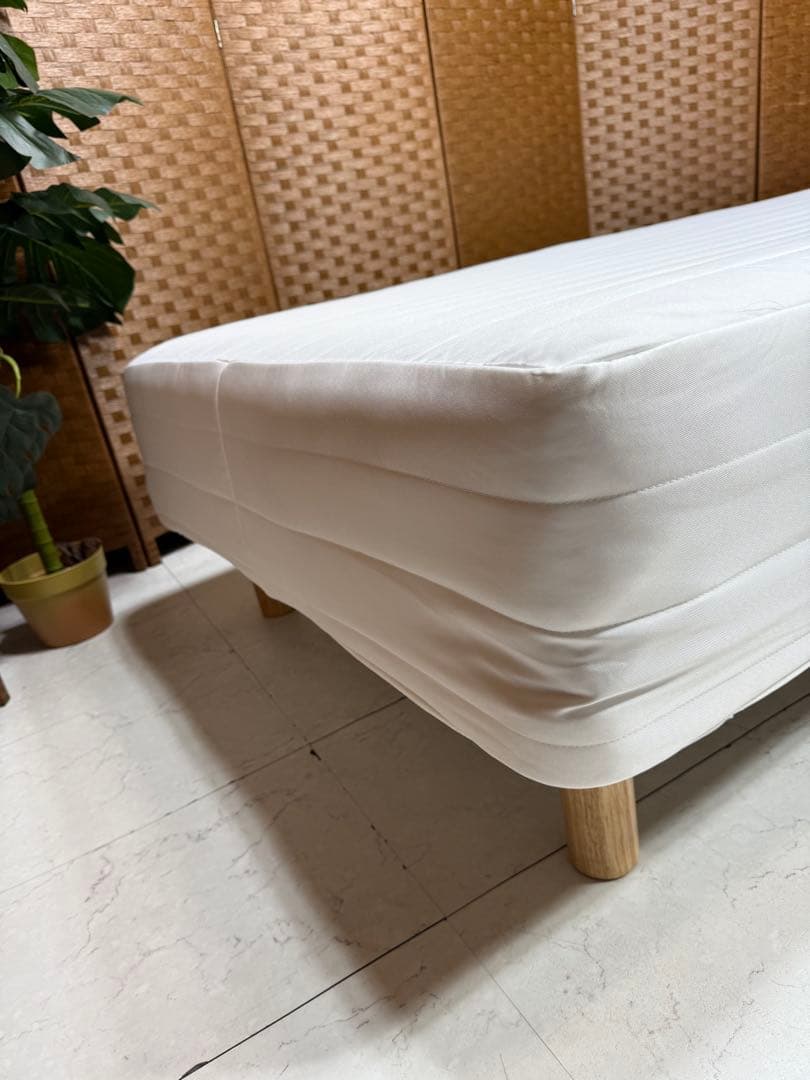 #19定価34,900円　無印良品脚付きマットレス(シングル) ※搬入・設置無料
