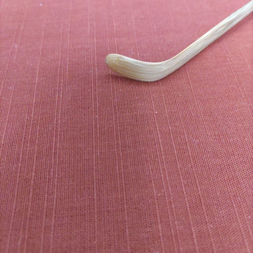 茶道具茶杓竹峰作銘:さざ波足立泰道書付桐箱付き