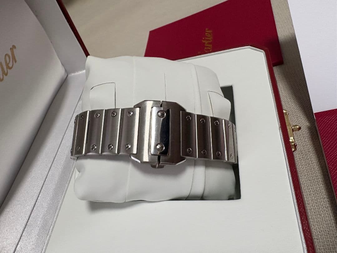 し*け様 カルティエ CARTIER W200737G サントス100LM 自動