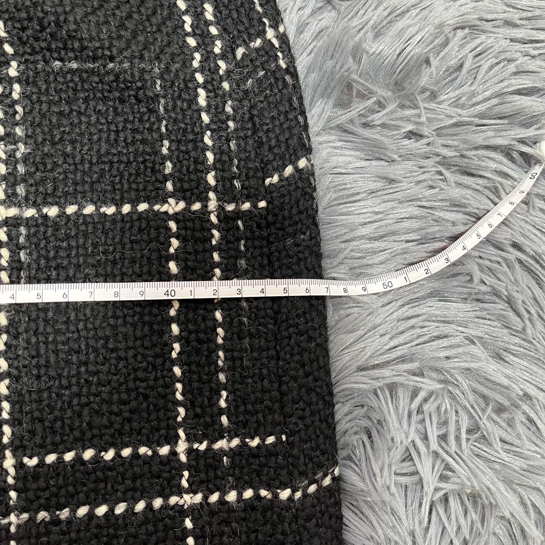 【タグ付き】 アドーア クラシカルツイードスカート タイトスカート ペプラム