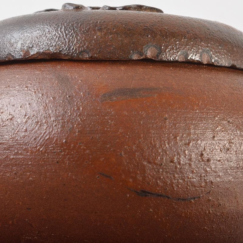 茶道具 備前焼 古備前 神獣蓮花文 盒子 書付箱 V R7146 - メルカリ