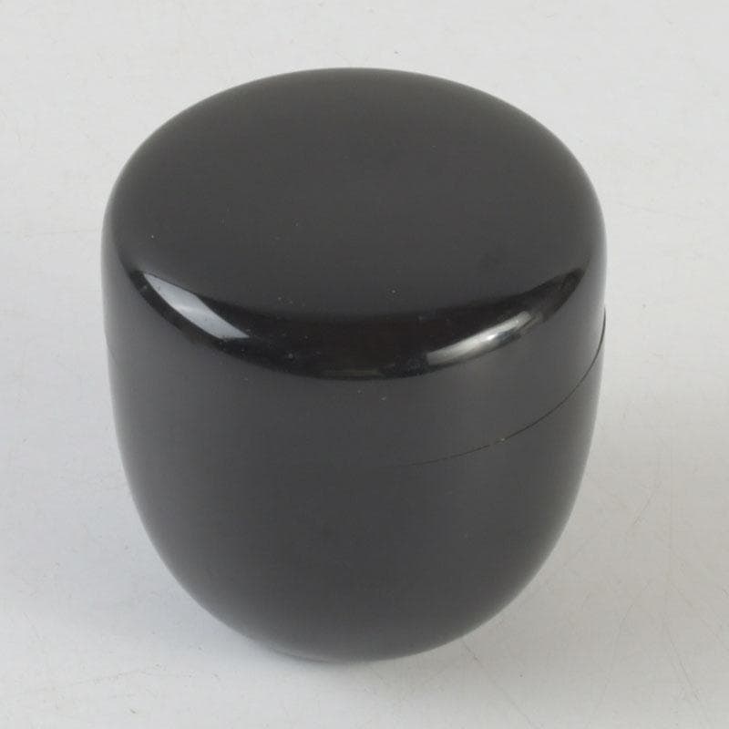 茶道具 輪島塗 岡本陽斎作 切合口 黒中棗 共箱 V 9463 - メルカリ