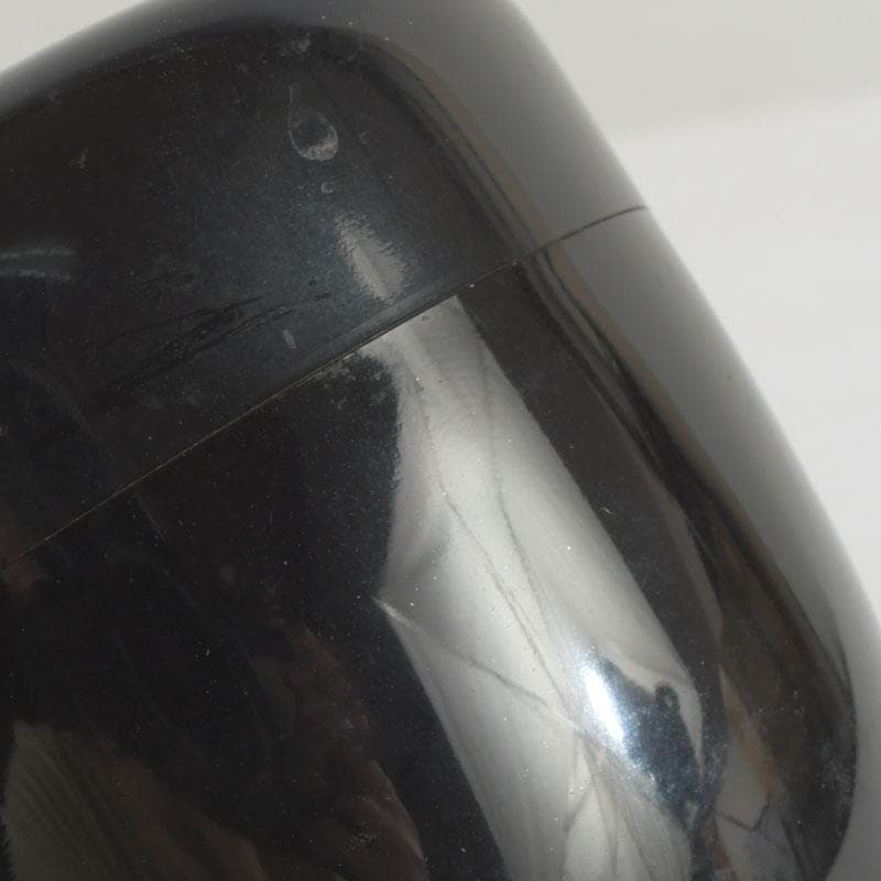 茶道具 輪島塗 岡本陽斎作 切合口 黒中棗 共箱 V 9463 - メルカリ