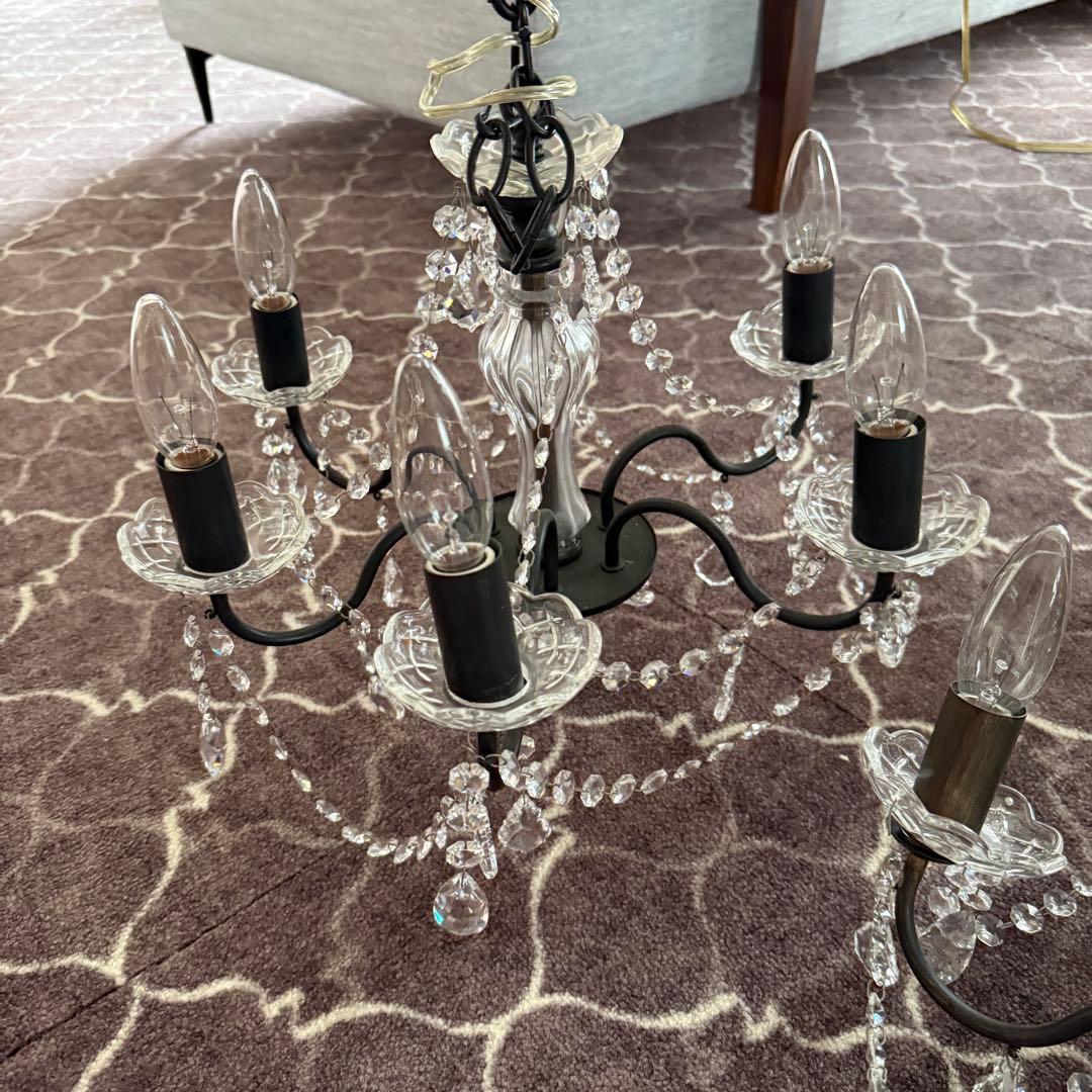 ペンちゃん様専用 2台セット スワロフスキー クリスタル シャンデリア