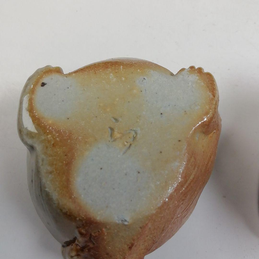 Ｔ７４４　香合　『信楽焼』『タヌキ』『高橋楽斎 造』　共箱　茶道具