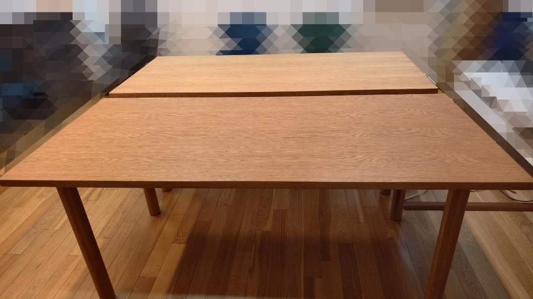 無印良品 木製テーブル オーク材 180cm×80cm ①