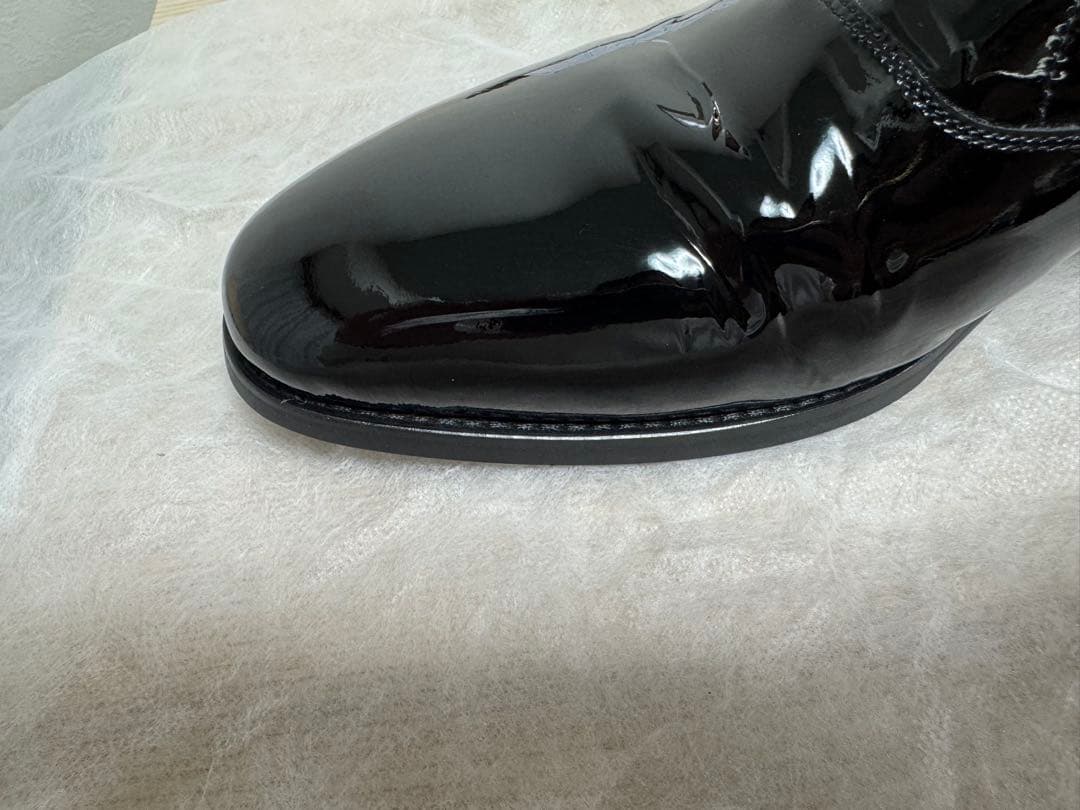 TREAT ドレスシューズ 黒エナメル 結婚式 ※使用してます サイズ:9