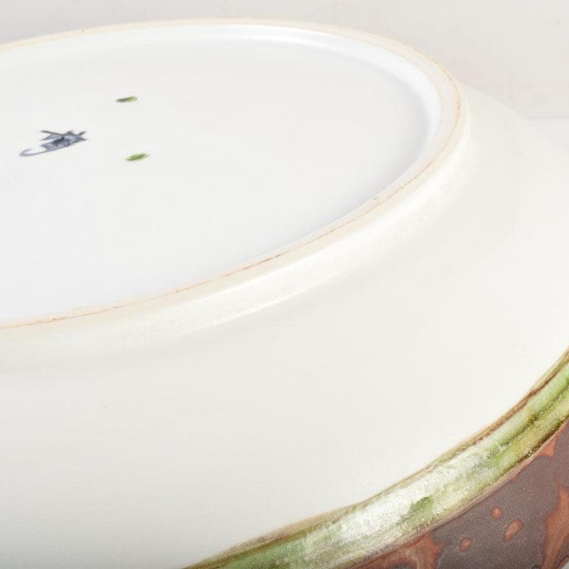 伝統工芸 豊福誠作 色絵 椿文 大鉢 共箱 V 8984A - メルカリ