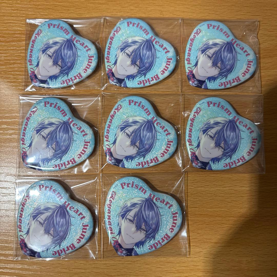 にじさんじ ジューンブライド 2025 ハート型缶バッジ 小柳ロウ - メルカリ