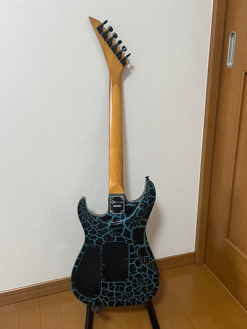 Charvel ディンキー ブルークラックル シャークインレイ フロイド