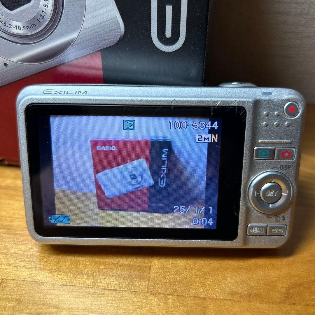 動作確認済 CASIO EXILIM EX-Z85 デジカメ グレー平成デジカメ