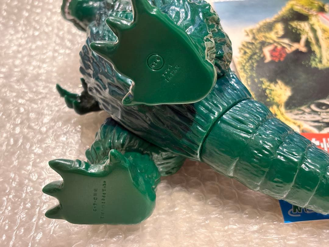 M1号 雛形ゴジラ ひな形ゴジラ ソフビ 緑成型