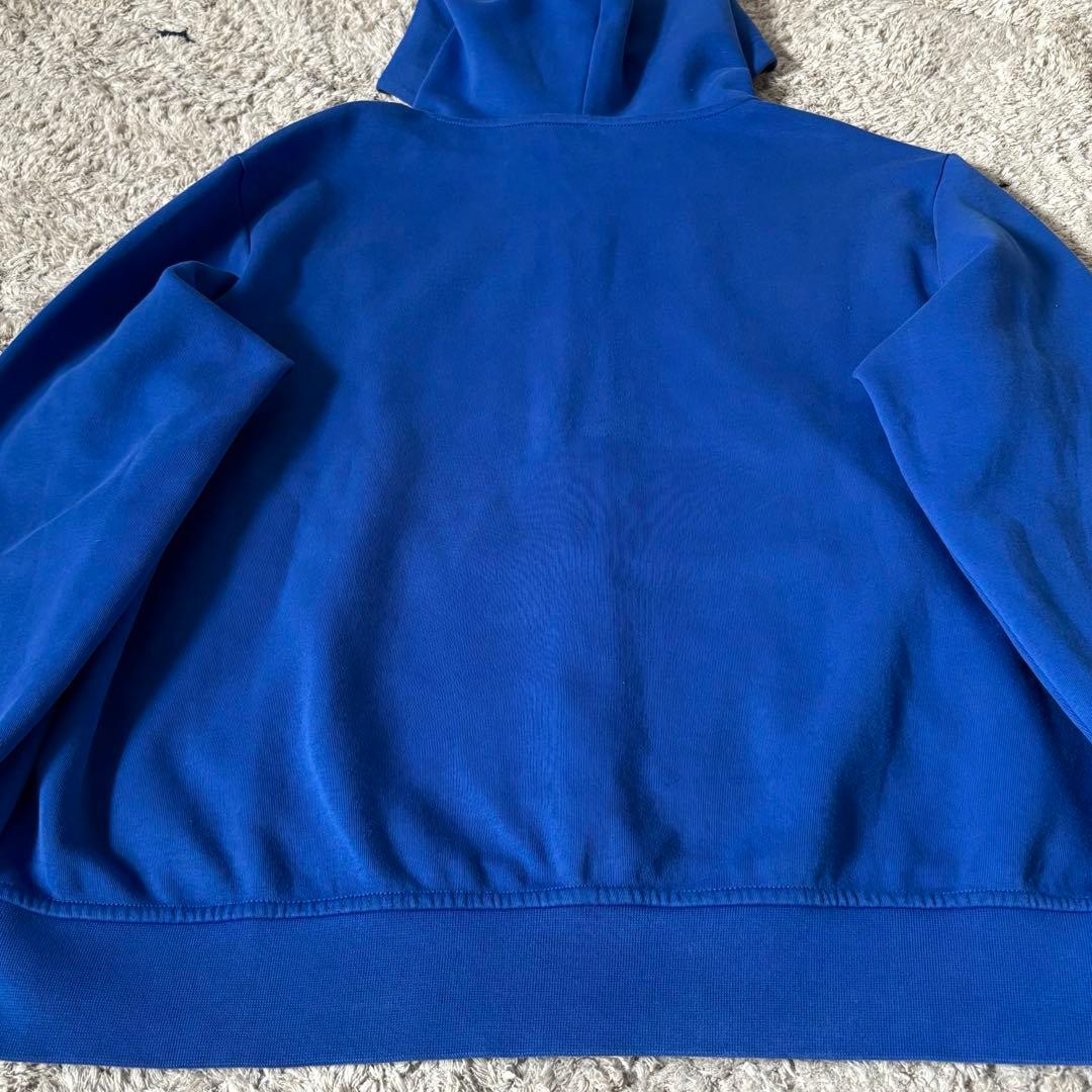 大谷様　ポロラルフローレン　パーカー　フード　ジップ　ポニー刺繍　青　ブルー