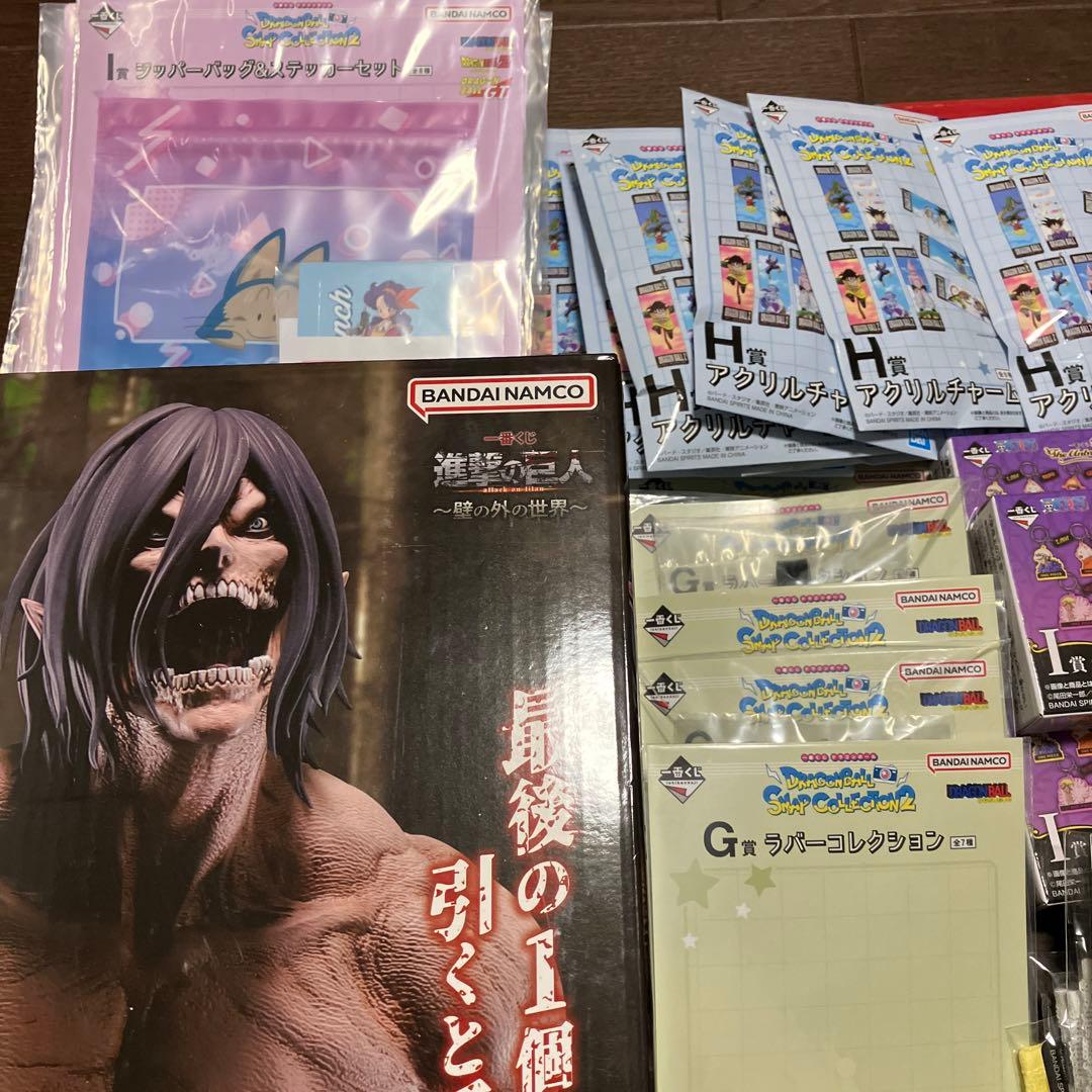 進撃の巨人 エレン(巨人) 巨大樹の森決戦ver ラストワン他 一番