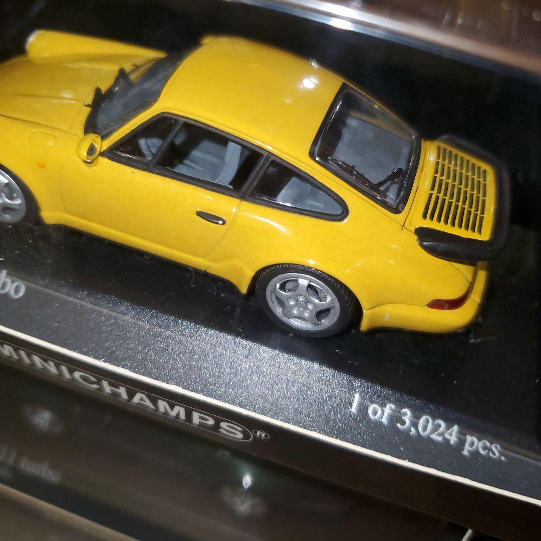 MINICHAMPS Porsche 911 turbo 6台セット赤、黄