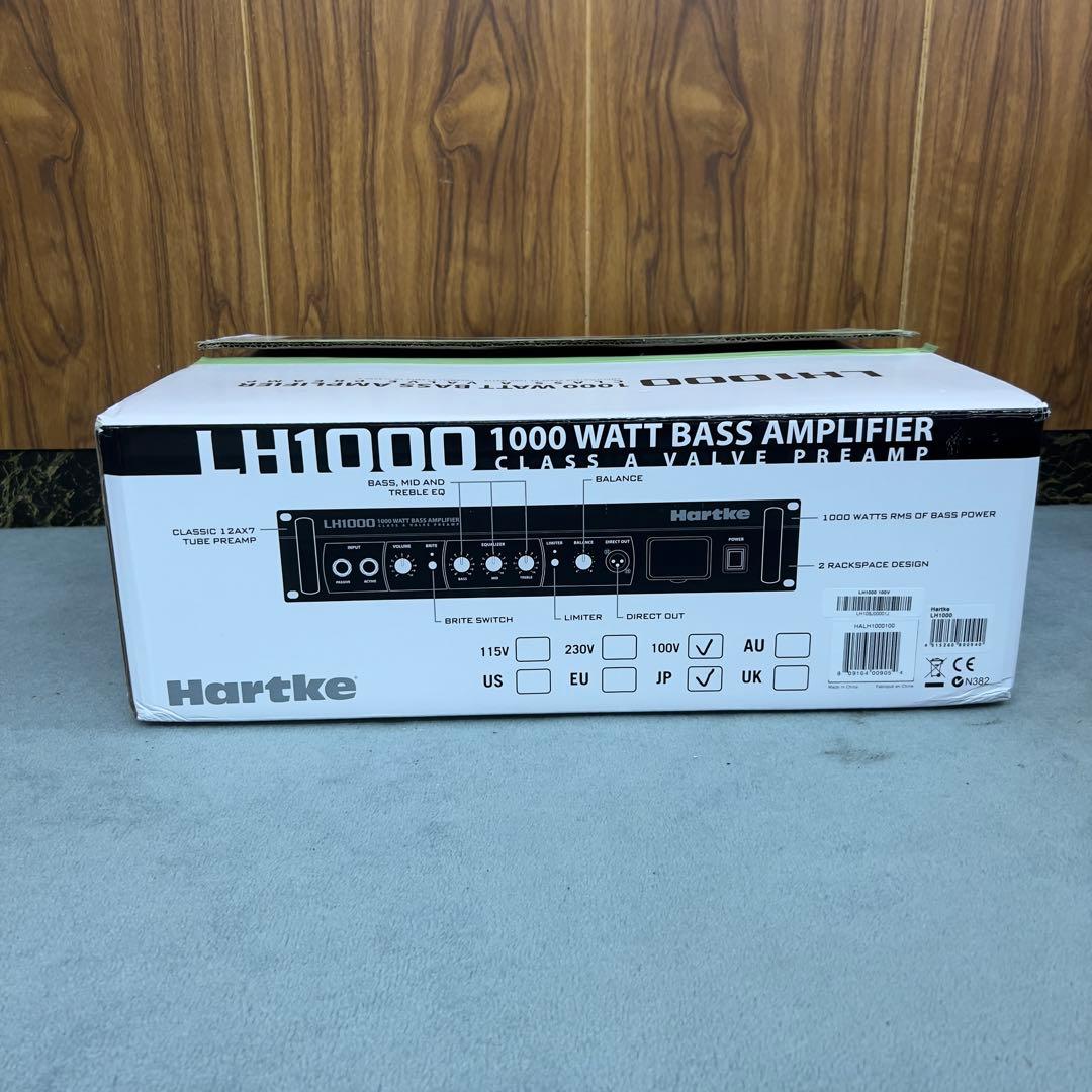 ❶Hartke LH1000 ベースアンプ ❷❸スピーカー➃ラック同時ご購入