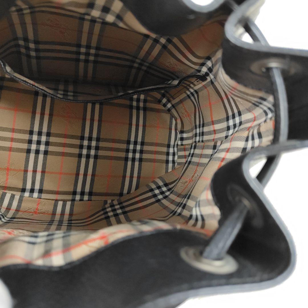 本日限定価格　バーバリー　ショルダーバッグ　ホースロゴ　ノバチェック　巾着
