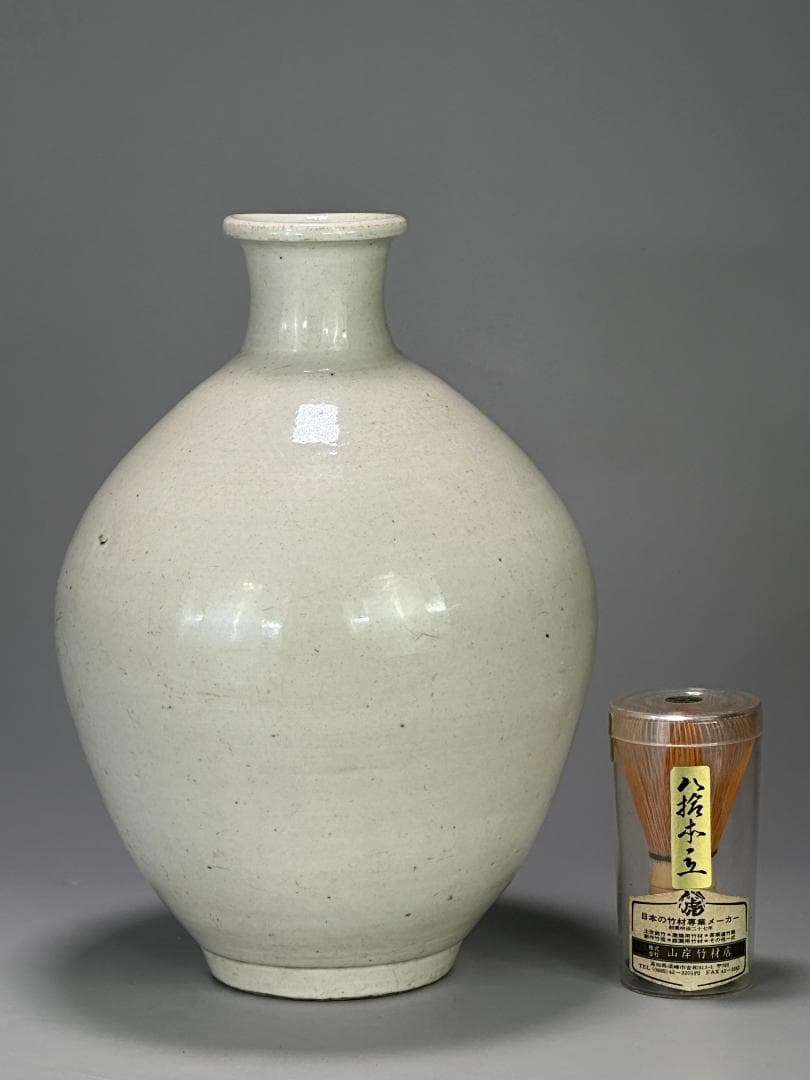 日本美術　白磁　伊万里　大徳利　花瓶　時代焼物