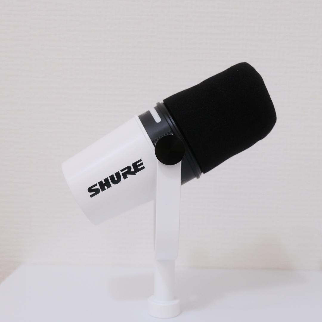 Shure MV7+ ダイナミックマイク ホワイト