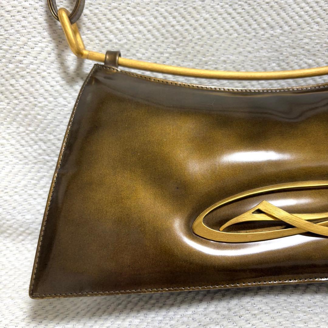 バッグ 90s Chirstian Lacroix Patent leather bag