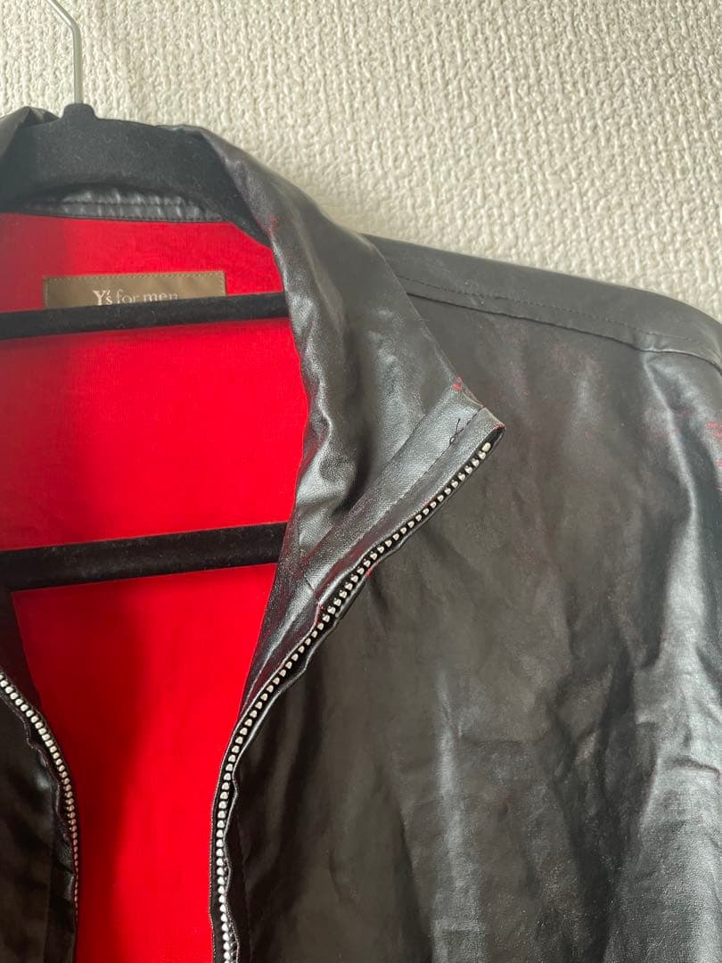 ヨウジヤマモト Y's for men ジャケット フェイクレザー ブルゾン