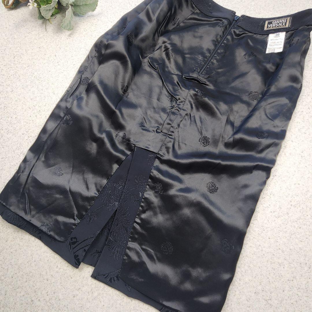 極美品✨ヴェルサーチ メデューサ アジアン ジャガード フラワー スーツ ダブル