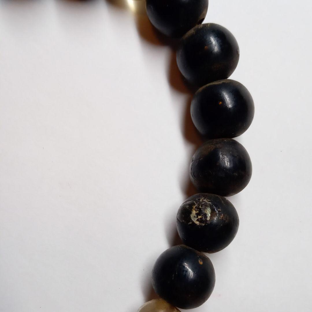 高野山 水晶 数珠 念珠 二連 パワーストーン 骨董 念力 サイキック